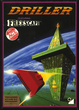 Driller box art for Atari ST